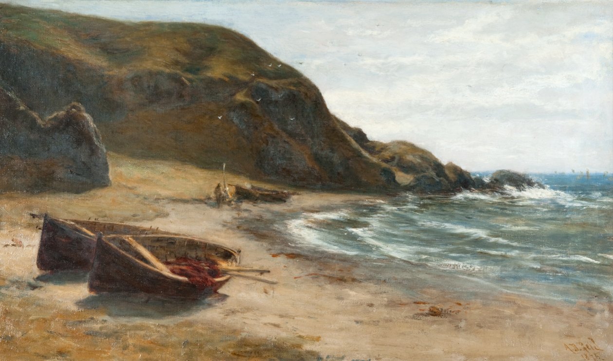 Kystscene af Archibald David Reid