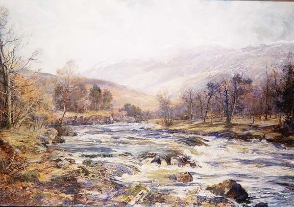 O River of Winter Sunshine, Skotland af Archibald Kay