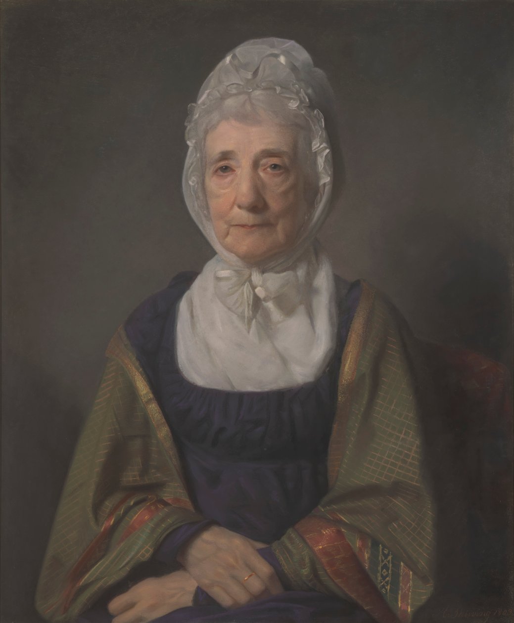 En ældre Kvinde af Archibald Skirving