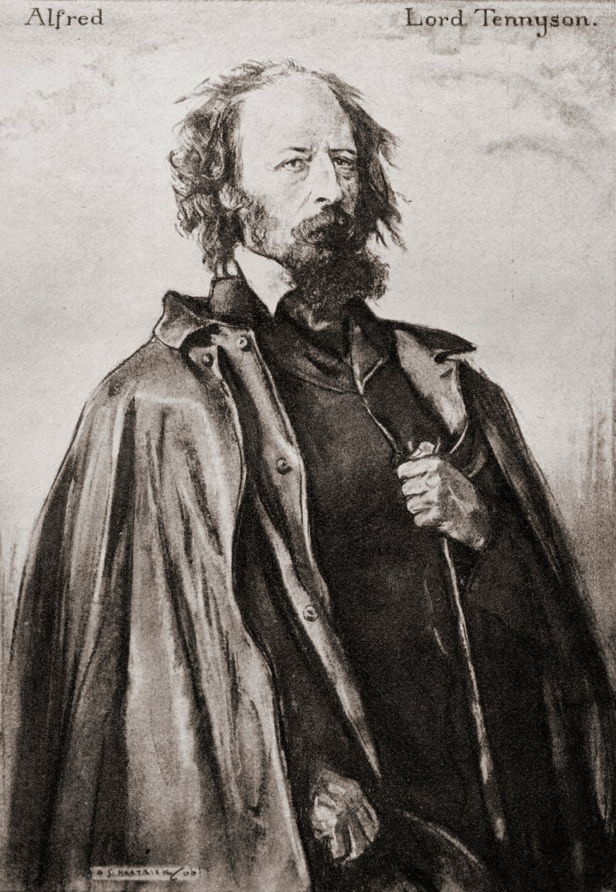 Tennyson (af Aldworth og Freshwater) Alfred Tennyson af Archibald Standish Hartrick