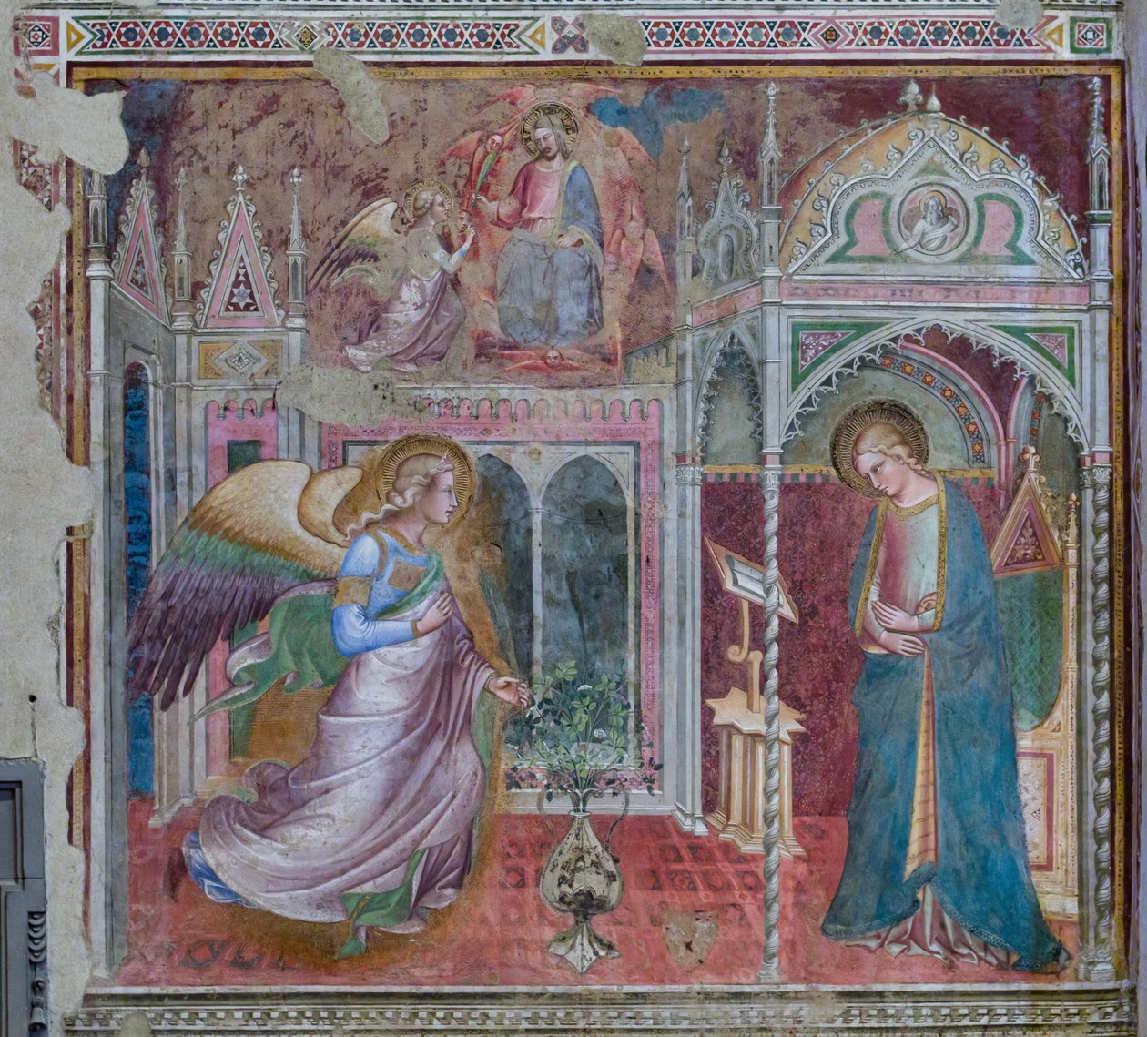 Bebudelse, slutningen af det 14. århundrede eller begyndelsen af det 15. århundrede af Aretino Luca Spinello or Spinelli