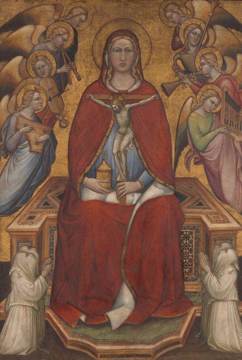 Sankt Maria Magdalena holder et krucifiks, ca. 1395-1400 af Aretino Luca Spinello or Spinelli