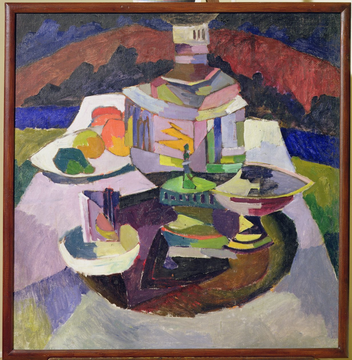 Stilleben med samovar, 1913 af Aristarkh Vasilievic Lentulov