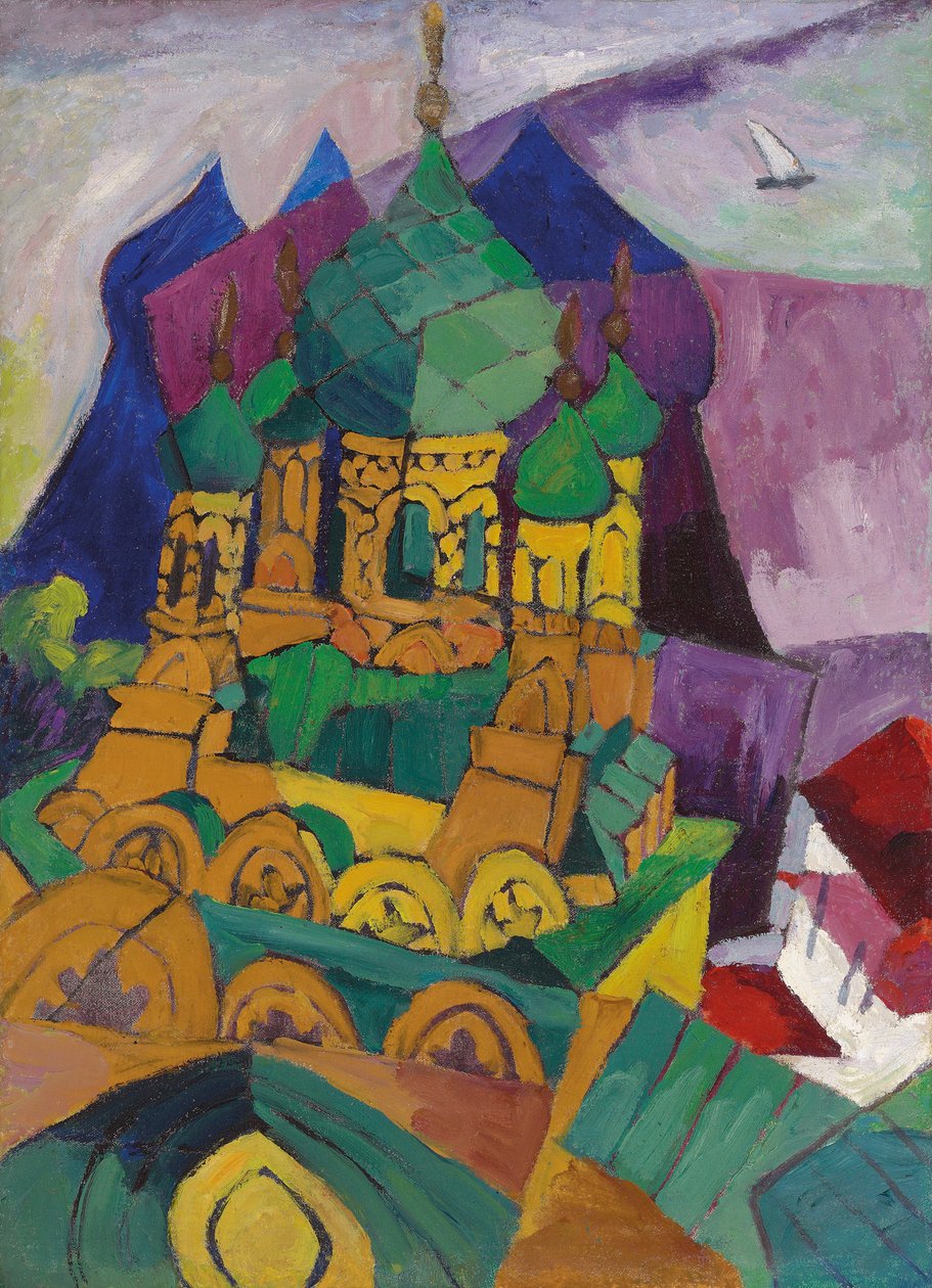 Kirke i Alupka af Aristarkh Vasilievic Lentulov