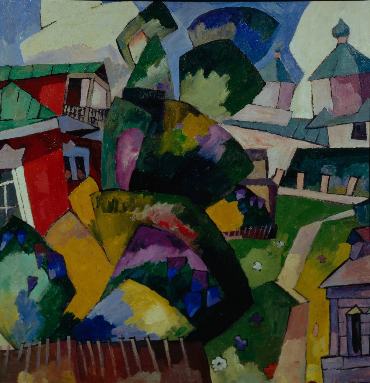 Landskab, 1900-1910-tallet af Aristarkh Vasilievic Lentulov