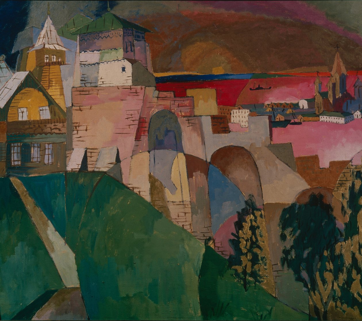 Nizhny Novgorod, 1915 af Aristarkh Vasilievic Lentulov