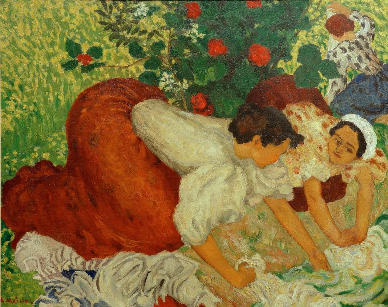 Aristide Maillol, Vaskemændene af Aristide Maillol