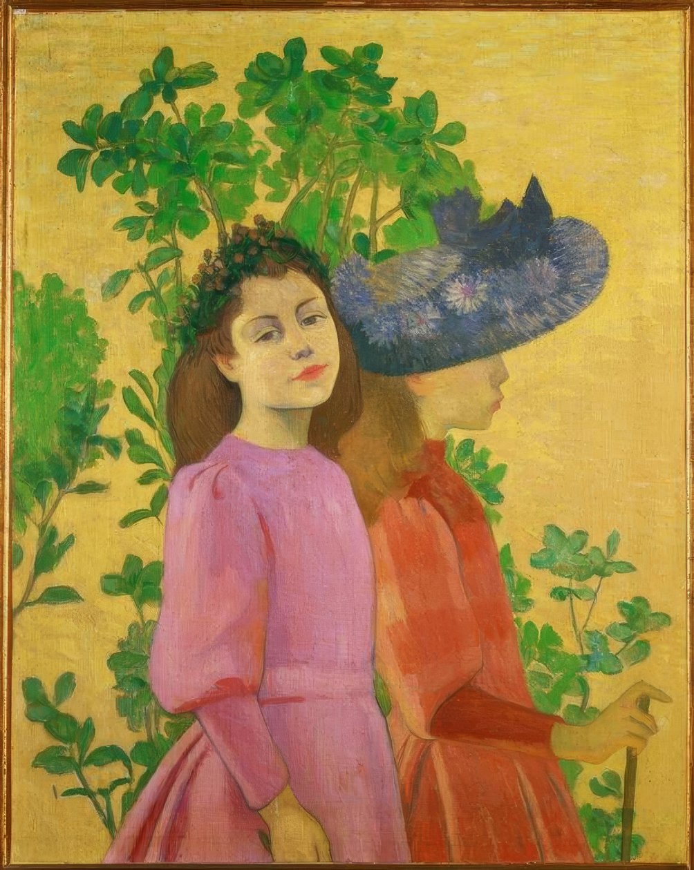 To unge piger, forår af Aristide Maillol