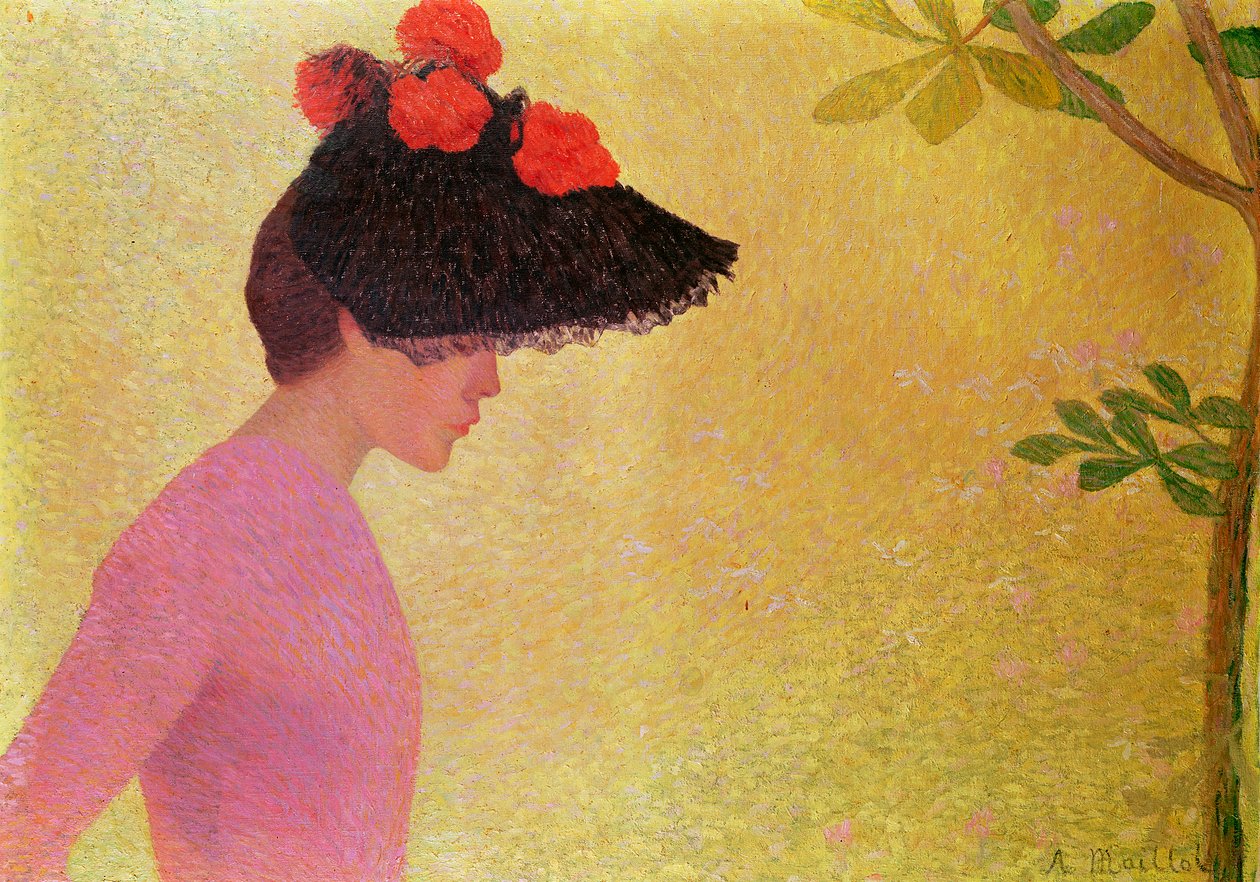 Profil af en ung kvinde, ca. 1890 af Aristide Maillol
