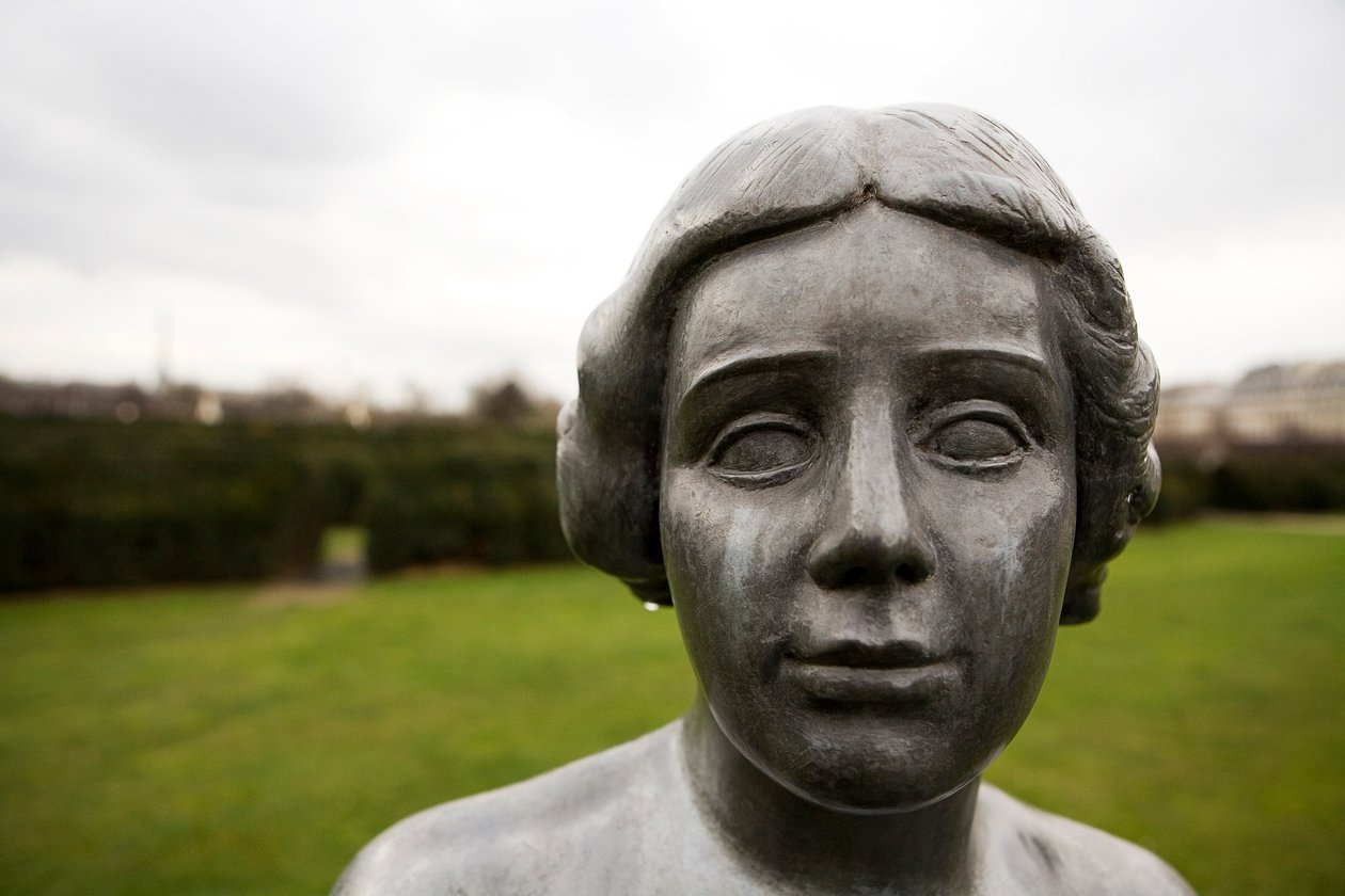 De tre nymfer, detalje (plomb) af Aristide Maillol