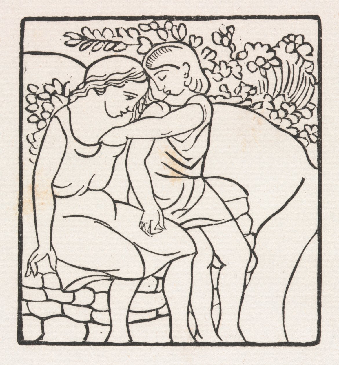 Daphnis og Chloe: Daphnis og Chloe i leg af Aristide Maillol