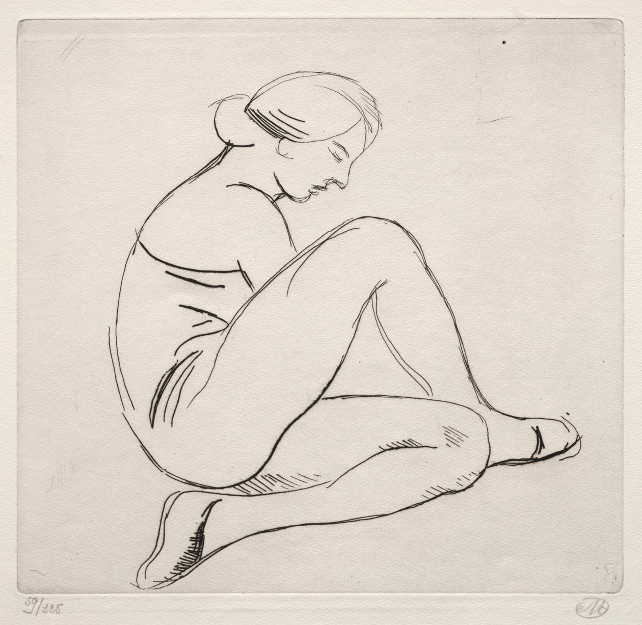 Siddende kvinde af Aristide Maillol