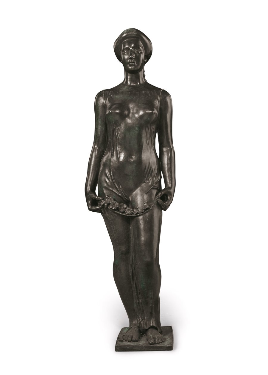 Flore (bronze med sort og grøn patina) af Aristide Maillol