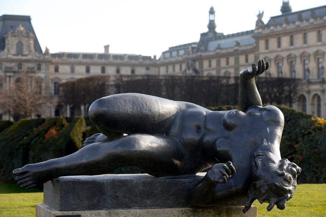 Tuileries have, Aristide Maillol, Rivire af Aristide Maillol