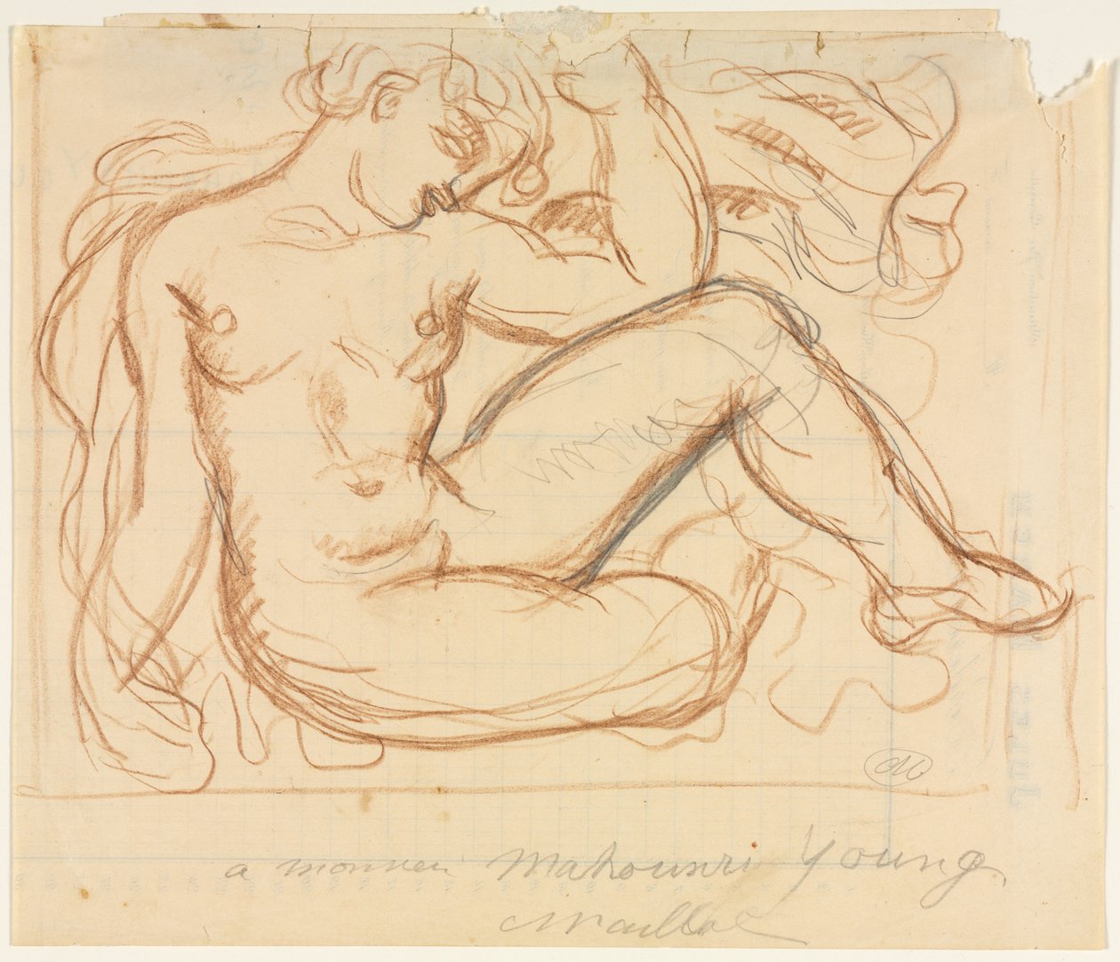 Nøgenstudie af Aristide Maillol