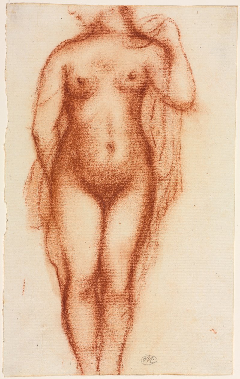 Nackte Frau stehend af Aristide Maillol