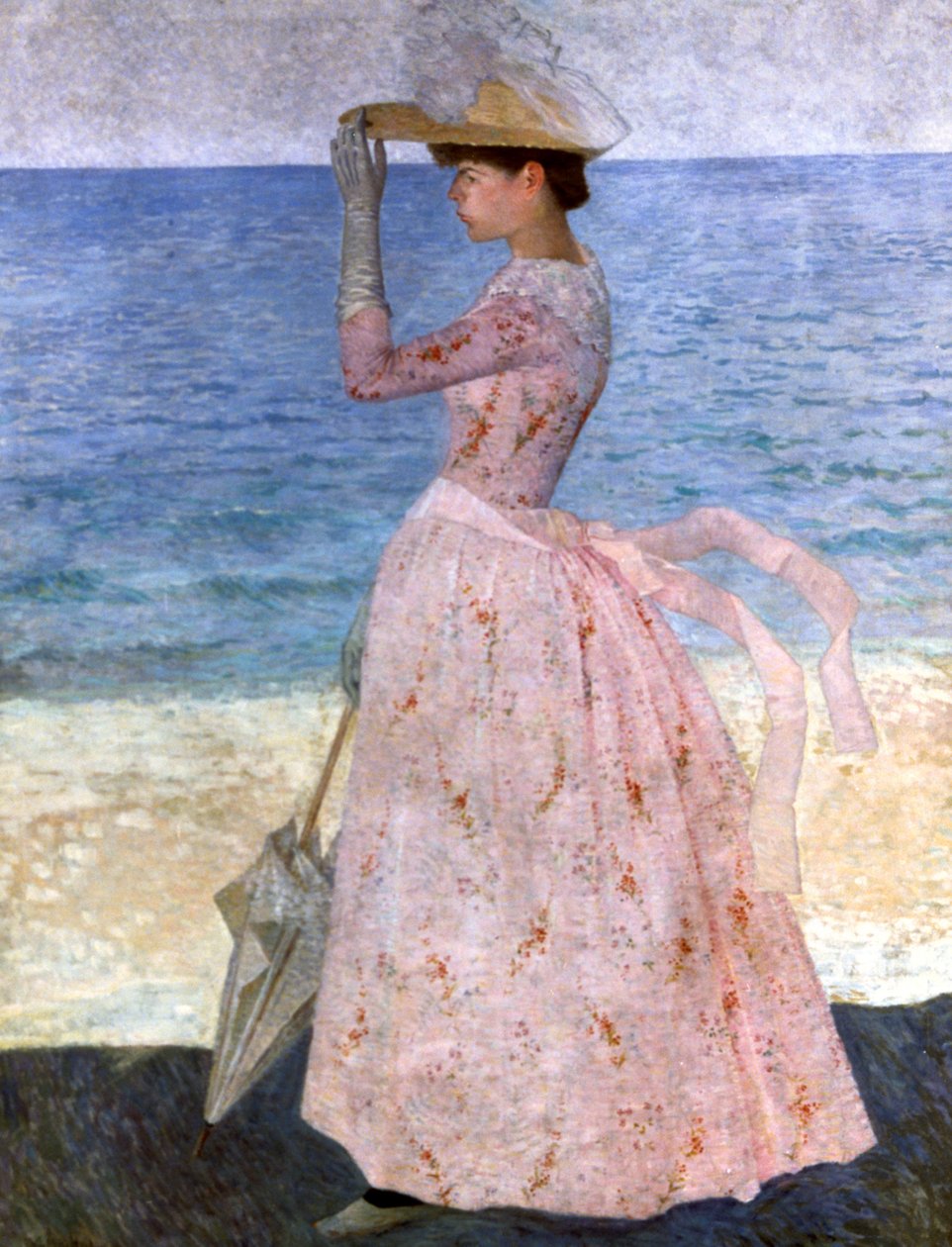 Kvinde med paraplyen, 1900 af Aristide Maillol
