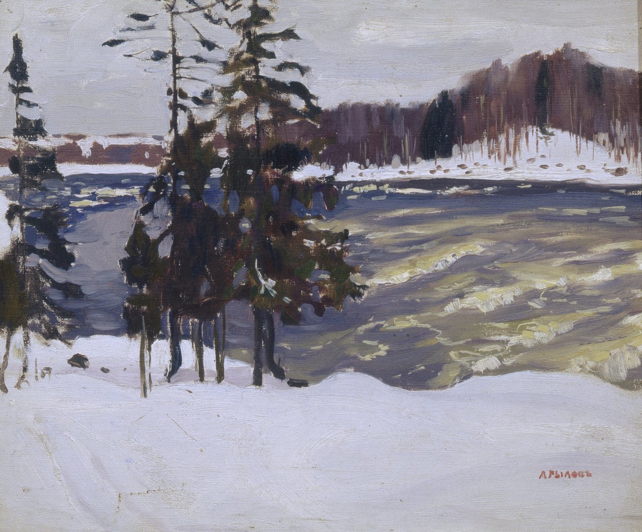 Imatra, 1912 af Arkadij Aleksandrovic Rylov