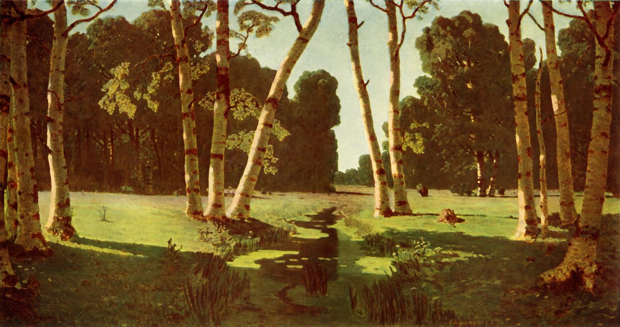 A Birchwood, 1879, 1965. af Arkhip Ivanovich Kuindzhi