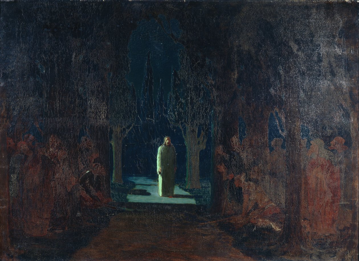 Kristus i Getsemane Have af Arkhip Ivanovich Kuindzhi