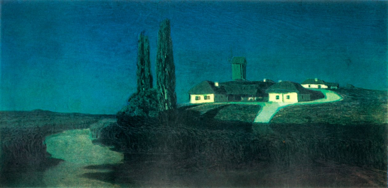 Nat i Ukraine, 1876, 1965. af Arkhip Ivanovich Kuindzhi