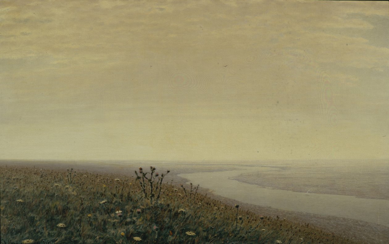 Dnepr-floden om morgenen, 1881 af Arkhip Ivanovich Kuindzhi