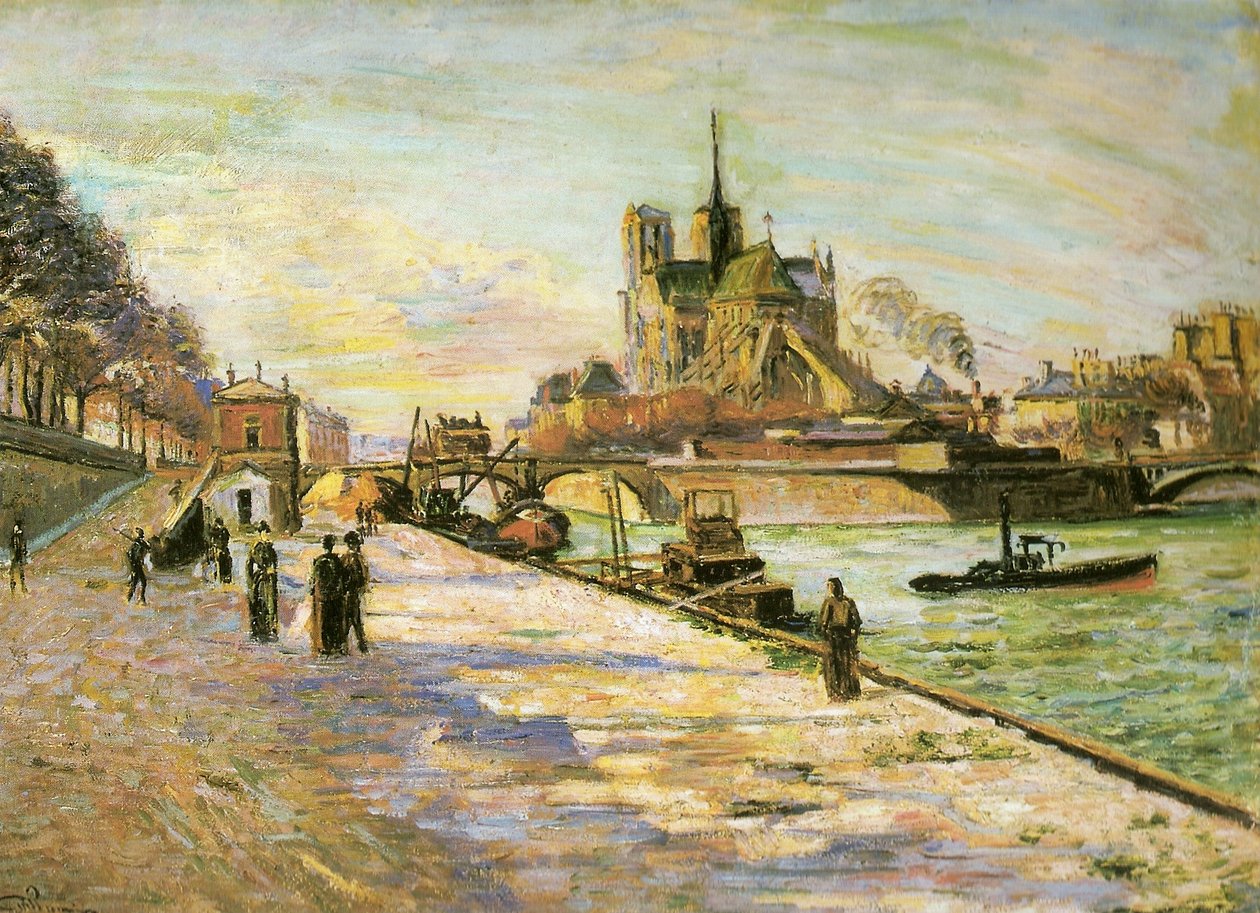 Notre Dame i Paris af Jean Baptiste Armand Guillaumin