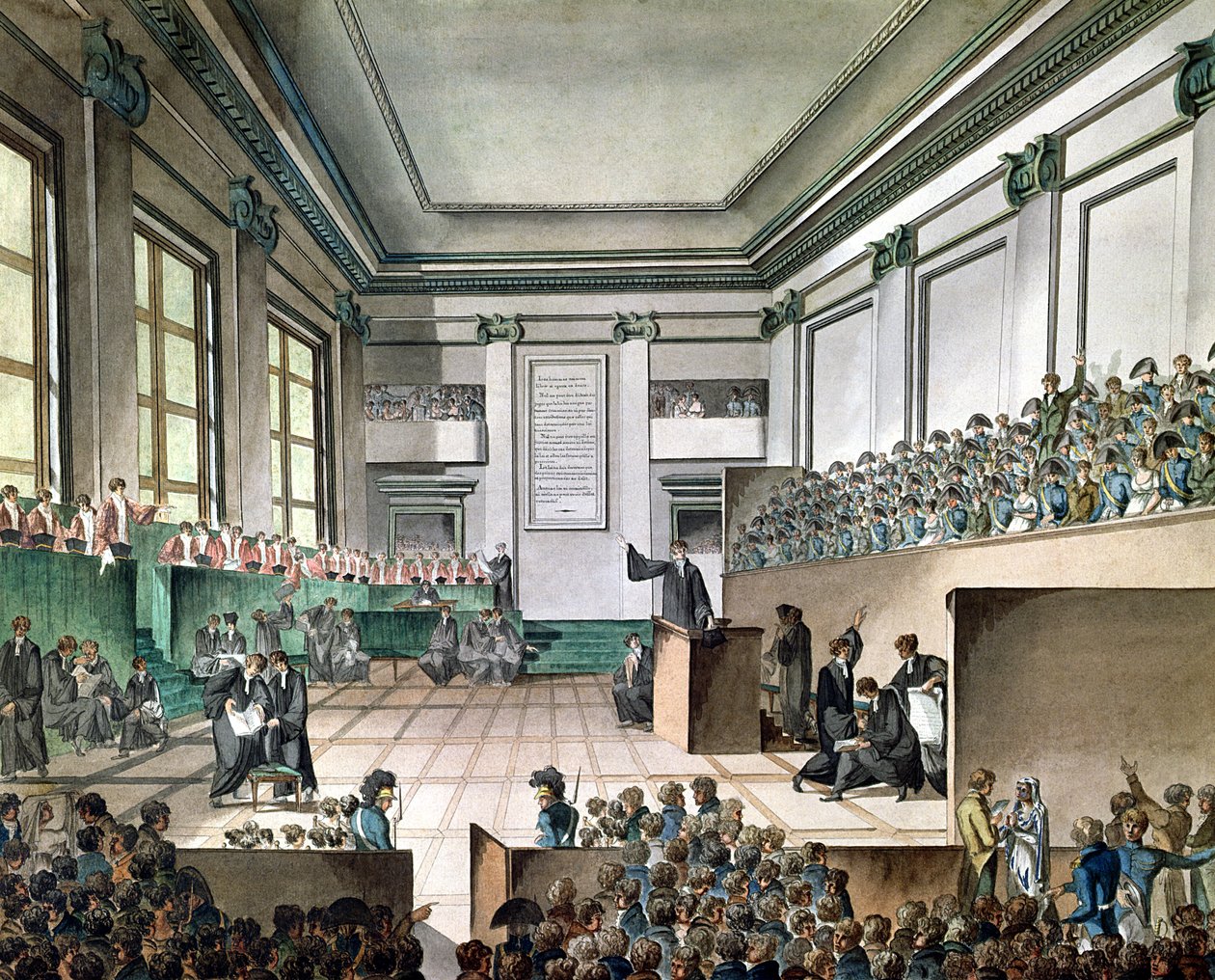 Retssagen i Cadoudal-sagen, ca. 1804 af Armand de Polignac