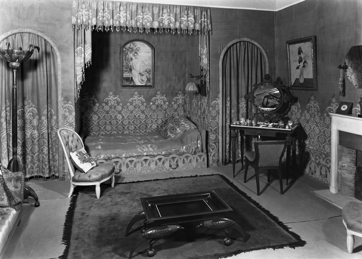 Soveværelse tilhørende Jeanne Lanvin (1867-1946) ca. 1920-25 af Armand Albert Rateau