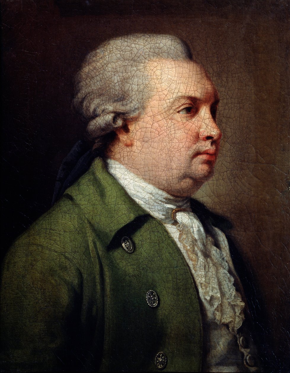 Portræt af dramatikeren Denis I Fonvizin, c1784-c1785 af Armand Charles Caraffe