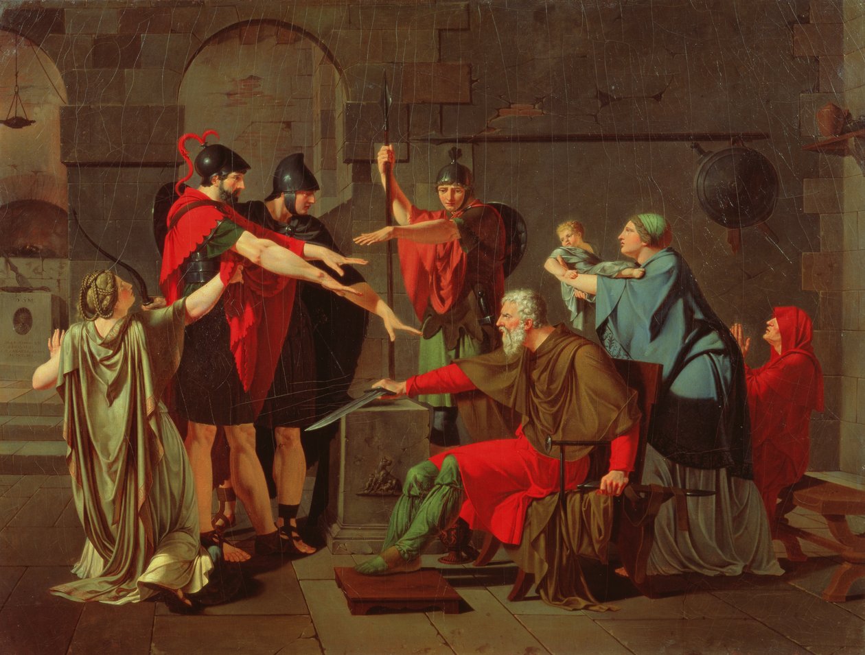 Horatiernes ed, 1791 af Armand Charles Caraffe