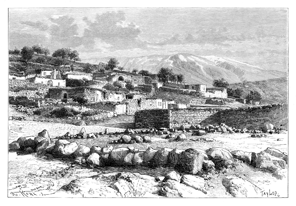 Hermon-bjerget, Syrien, 1895. af Armand Kohl