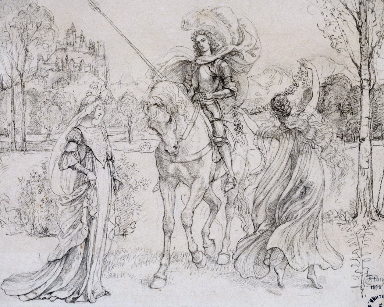 Hilsen Ridderen, c1880-1932 af Armand Point