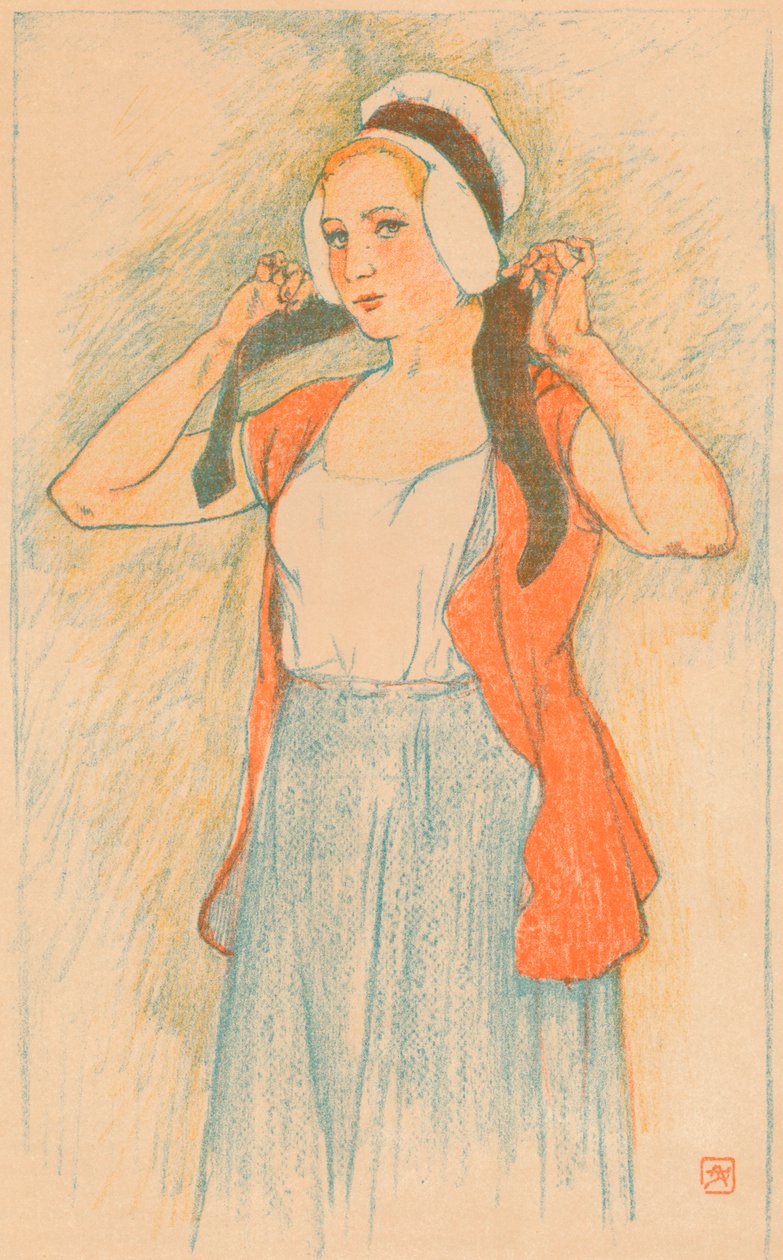 Et autolitografi af Armand Rassenfosse, c1898 af Armand Rassenfosse