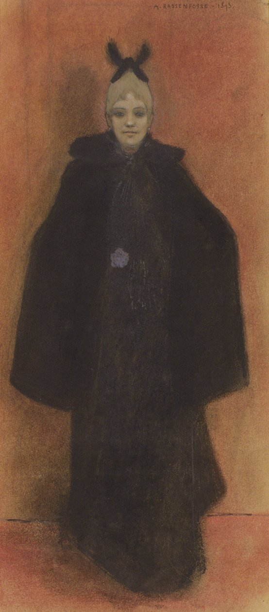 Stående elegant, 1893 af Armand Rassenfosse