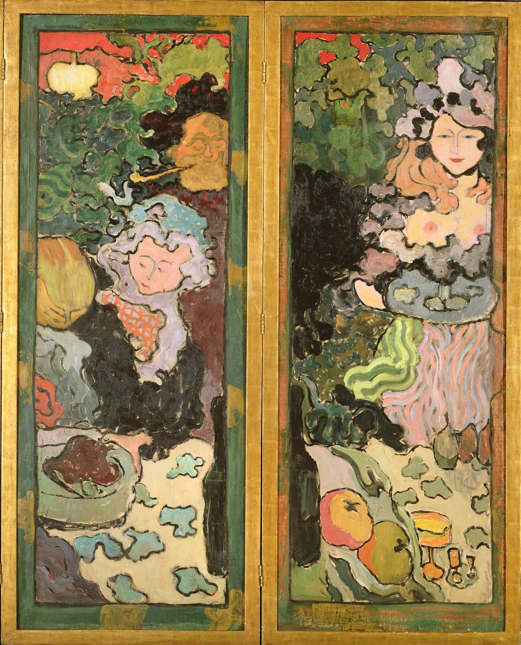 The Pleasures of Life (malet skærm) af Armand Séguin