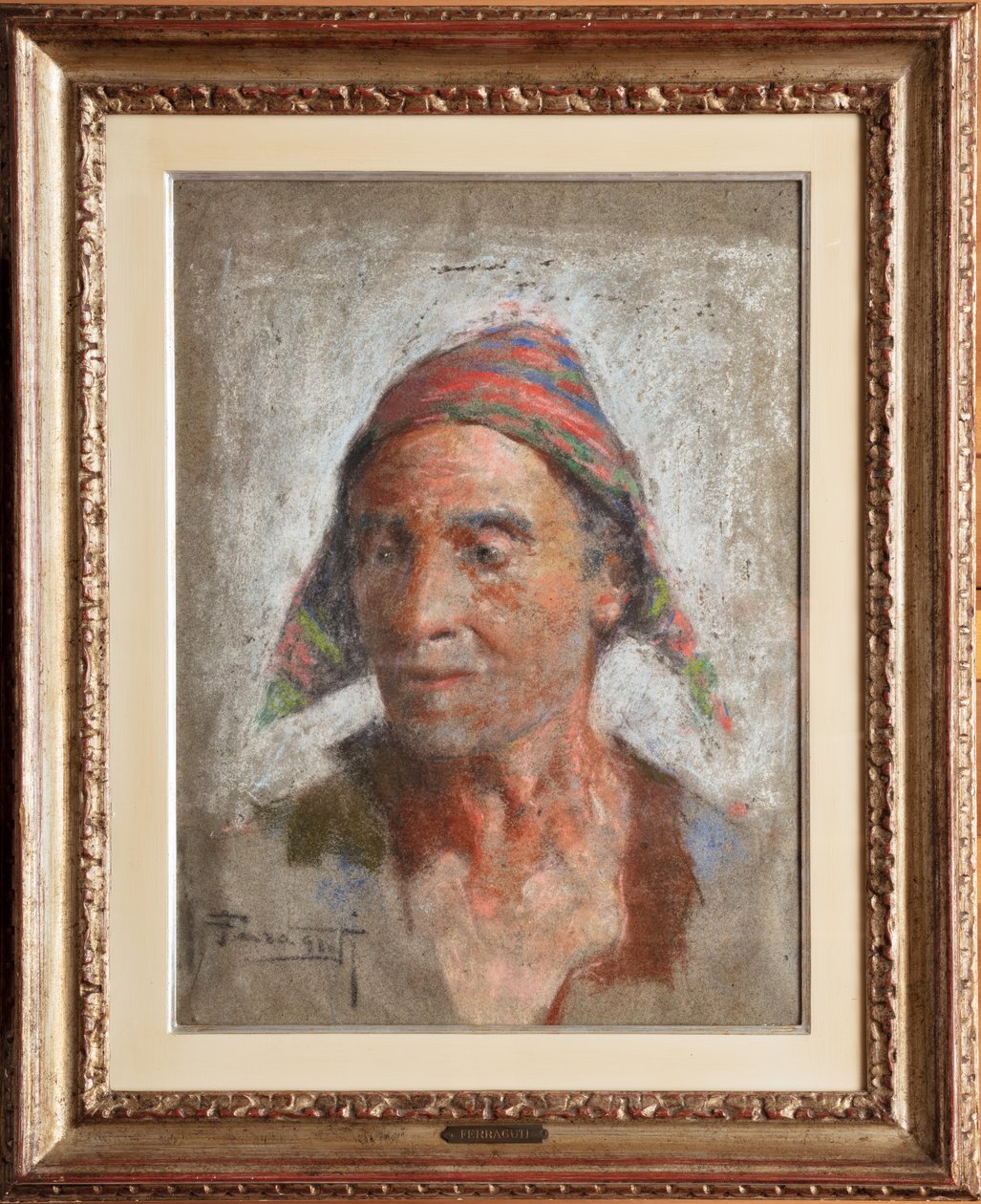 The Actor (pastel på lærred) af Arnaldo Ferraguti