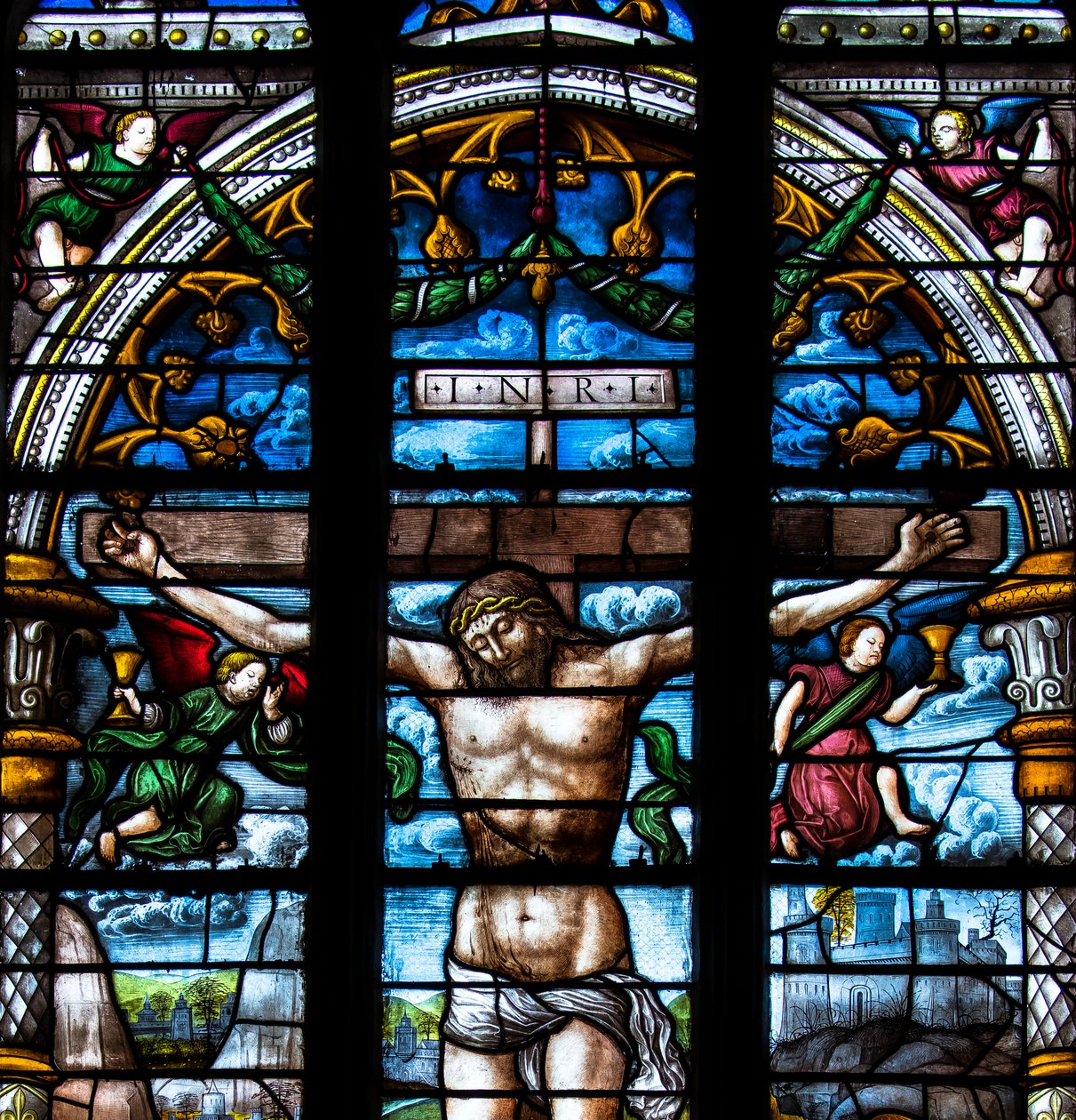 Sainte-Marie-katedralen, Auch, Gers, 2018 (glasmaleri) af Arnaud de Moles
