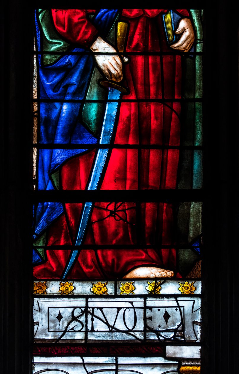 Sainte-Marie-katedralen, Auch, Gers, 2018 (glasmaleri) af Arnaud de Moles