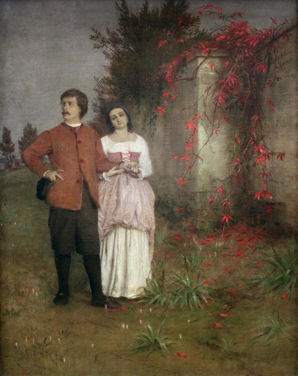 Kunstneren og hans kone af Arnold Böcklin