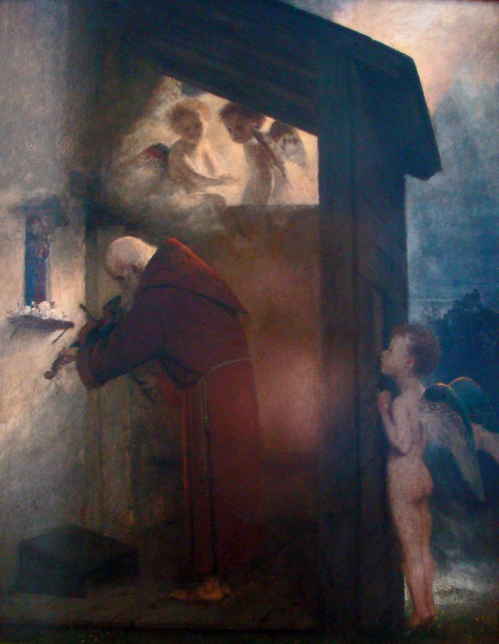 Einsiedler af Arnold Böcklin