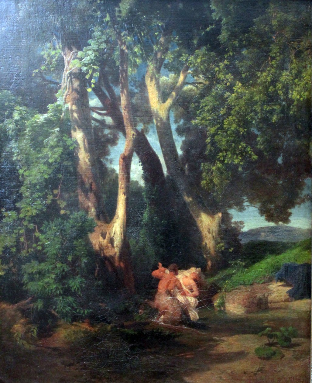 Centaur og nymfe af Arnold Böcklin