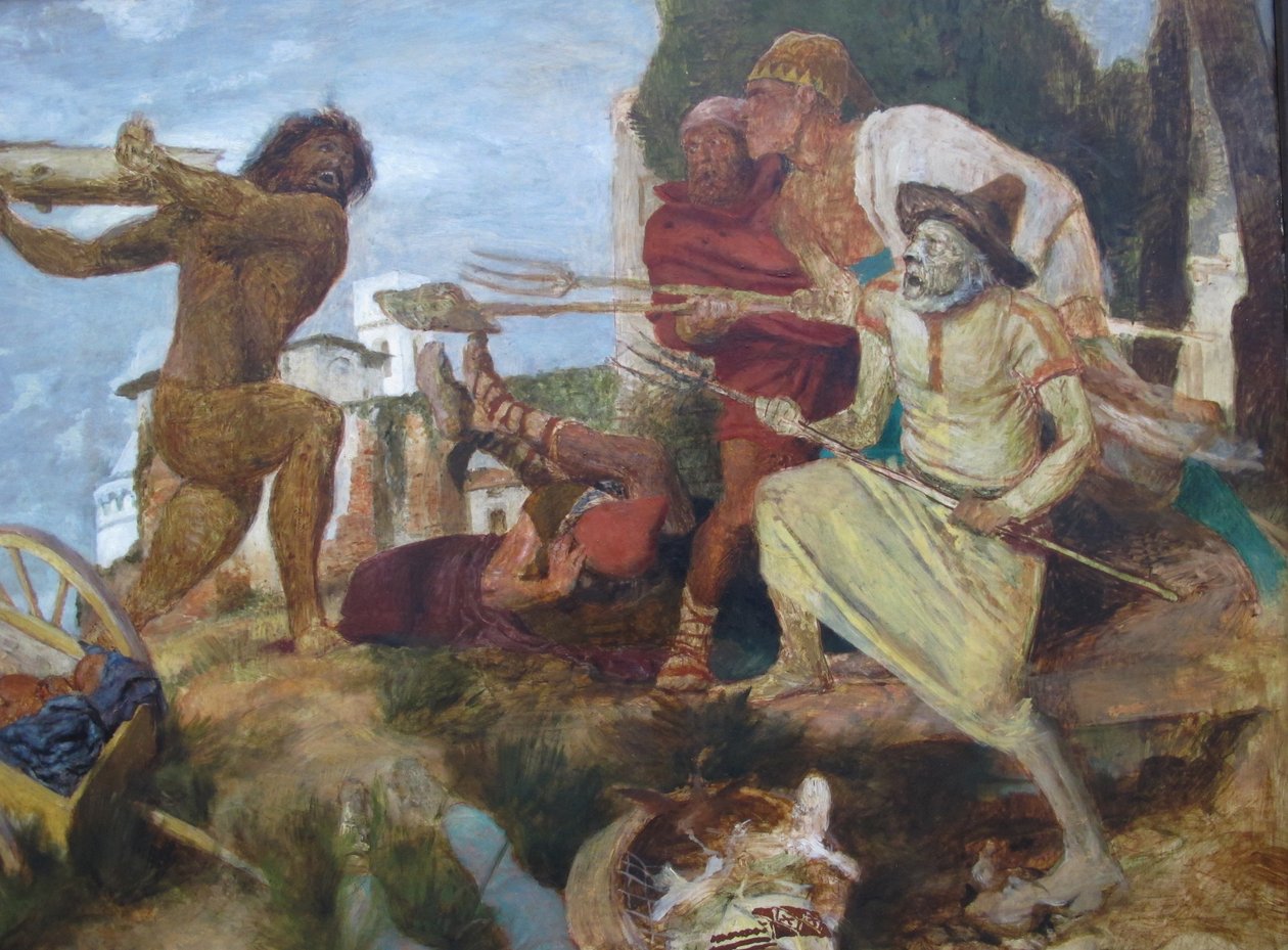 orlando rasende af Arnold Böcklin