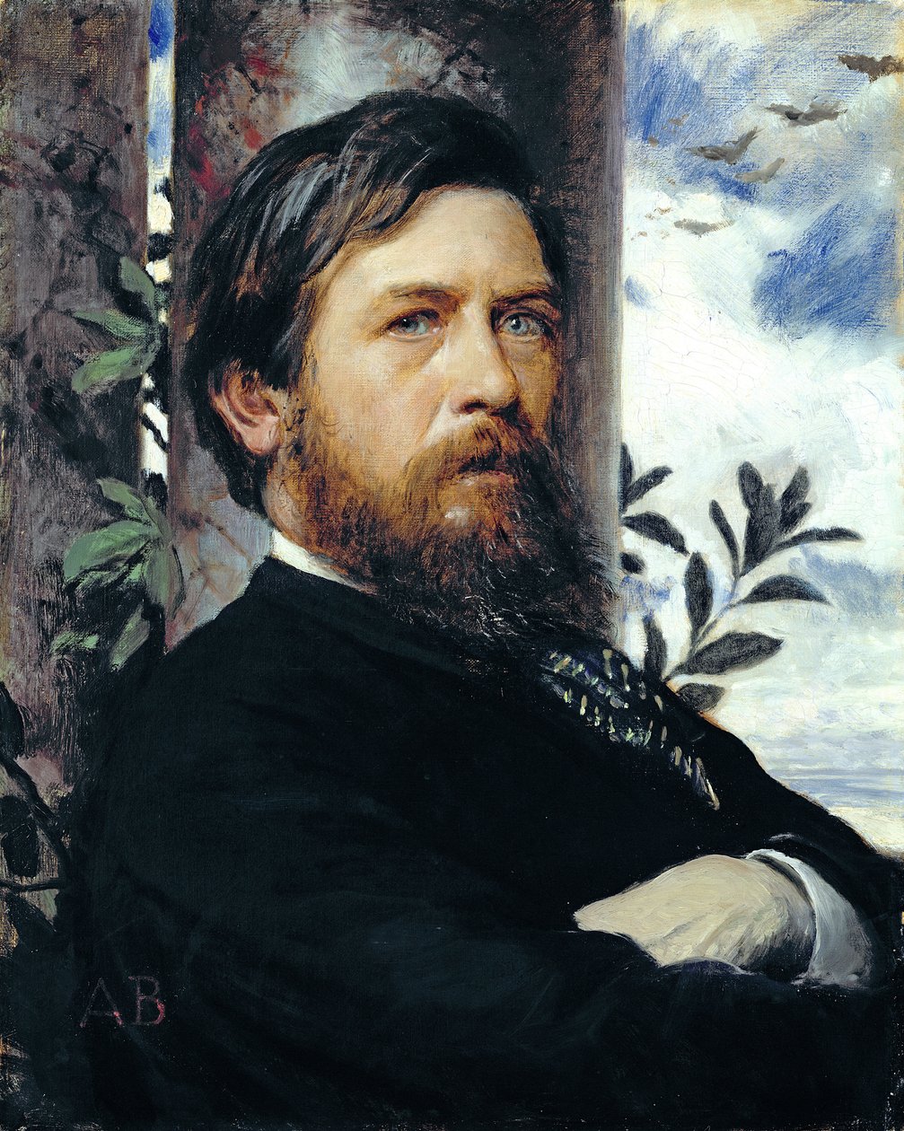 Selvportræt, 1873 af Arnold Böcklin