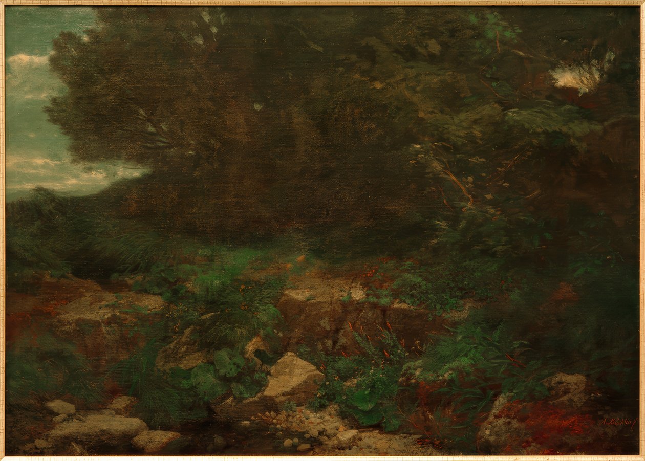 I udkanten af ​​skoven af Arnold Böcklin