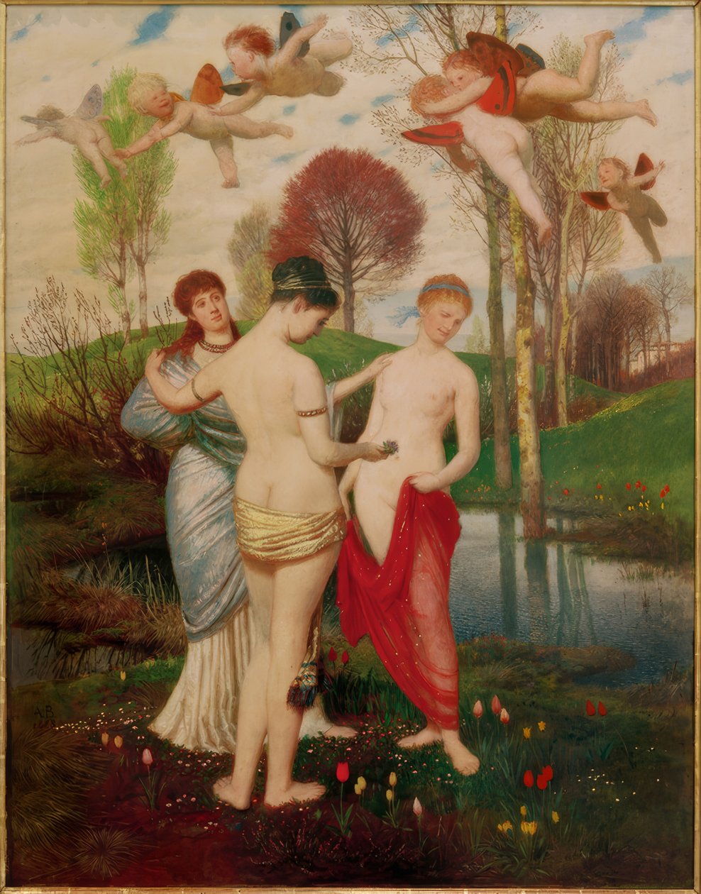 Forårssang af Arnold Böcklin