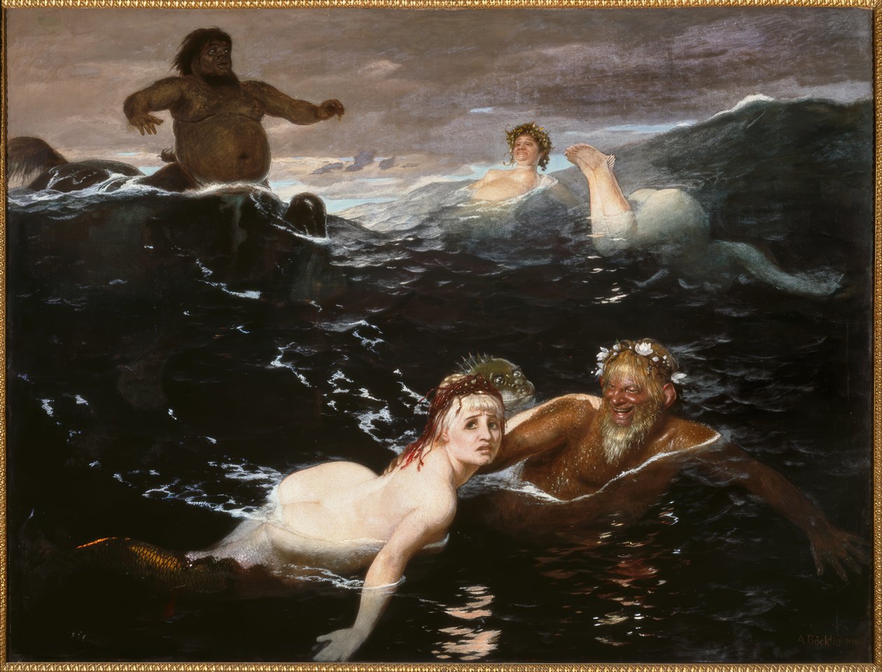 I bølgernes spil af Arnold Böcklin