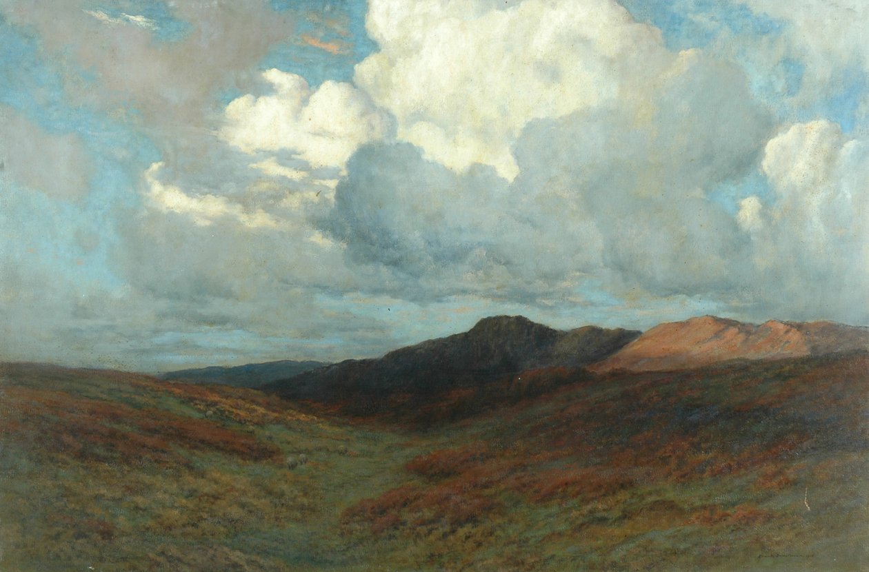 Moorland, ca. 1907 af Arnold Priestman