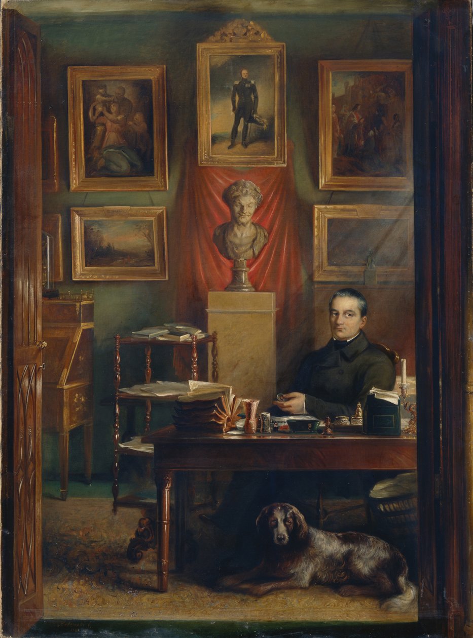 Portræt af grev Dmitry Petrovich Buturlin 1790-1849, 1851 af Arnold Abramovich Zelensky