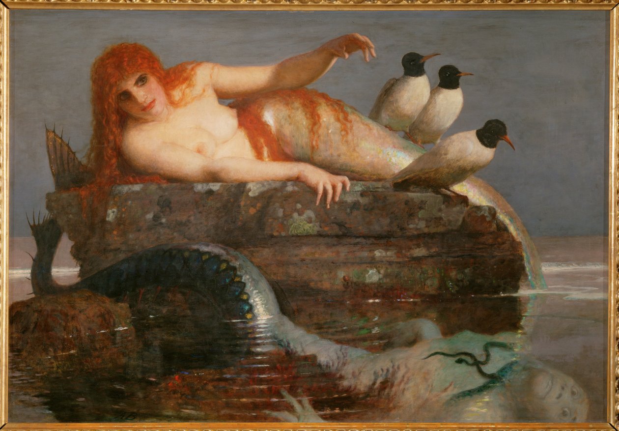 Meeresstille - Havets stilhed ... af Arnold Böcklin